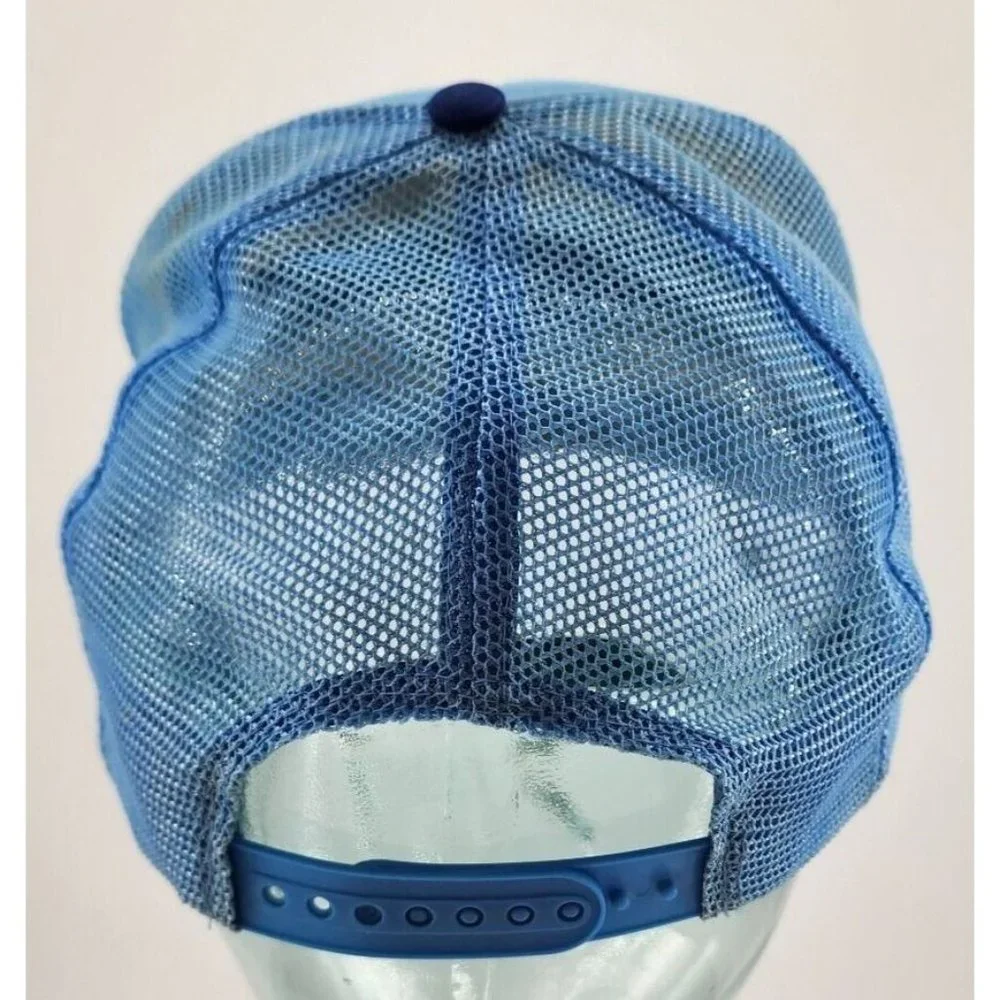 VTG Railroad Train Trucker Hat Foam Rope Adjustable Snapback‎ JJ Made in Taiwan